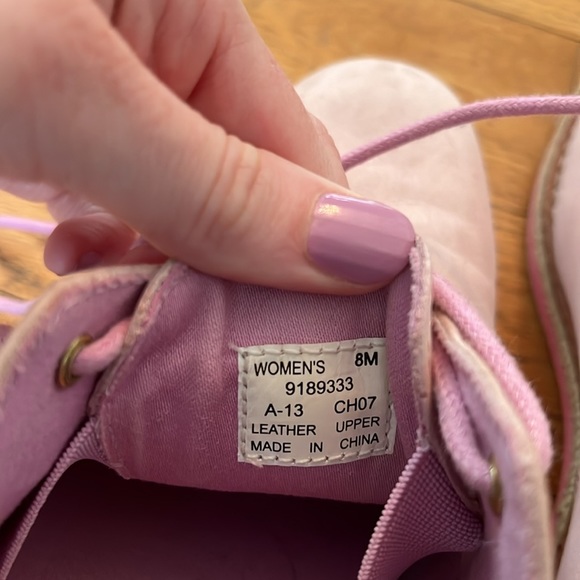 Pink sperry top-siders, used - Picture 4 of 4